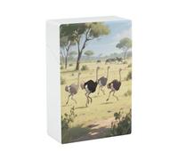 Cigarette Case Sealed Dispensers Suitable for Work Travel and Dining Can Protect Cigarettes from Water Erosion Ostrichs in The Savannah