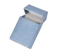 Cigarette Cases RUI Thick, PU-Leather Business 20 Cigarette Box Portable Cigarette Storage Case Personalized For Male And Female (Color : Blue)