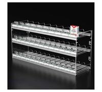 Cigarette Display Holder Case - Transparent Acrylic Automatic Pusher Tray, Wall-Mounted or Countertop Cigarette Organizer for Supermarkets, Convenience Stores (73.5x15.2 cm)