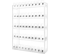 Cigarette Display Rack Multi-Tiered Retail Merchandise Snack Display Rack Suitable for Retail Stores,Cigarette Organizer Holder, Wall Rack Cigarettes Display with Auto Pusher for Retail Stor