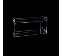 Cigarette Display Rack Multi-Tiered Retail Merchandise Snack Display Rack Suitable for Retail Stores,Wall Mounted Acrylic Cigarette Display Rack, Rectangular Showcase Holder for Store, Deskt