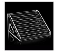 Cigarette Display Rack Multi-Tiered Retail Merchandise Snack Display Rack Suitable for Retail Stores,Acrylic Display Case for Cigarettes & Tobacco - Desktop Showcase Rack with Divider for St