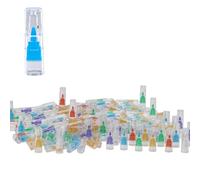 Cigarette Filters (100 pcs) Coloured Microporous Multi Filtration Reduces Tar and Smoke Stains for Standard Size Cigarettes Ø8mm,Use The Adapter to use Ø5mm Slimline Cigarettes