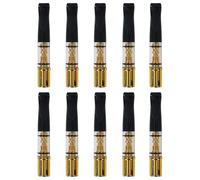 Cigarette Filters 10pcs Gold Plating Cigarette Holder Reusable Clean Tar Tobacco Filter with Multi-Filtering for Standard Size Cigarettes Ø8mm,Slim Cigarettes Ø6mm and Ø5mm