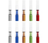 Cigarette Filters Color Plating 10pcs Cigarette Holder Reusable Clean Tar Tobacco Filter with Multi-Filtering for Standard Size Cigarettes Ø8mm,Slim Cigarettes Ø6mm and Ø5mm