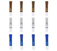 Cigarette Filters Three Colour Set 12pcs Cigarette Holder Reusable Clean Tar Tobacco Filter with Multi-Filtering for Standard Size Cigarettes Ø8mm,Ø7mm,Ø6.5mm,Slim Cigarettes Ø6mm and Ø5mm