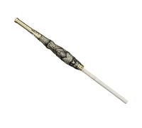 Cigarette Holder Reusable Cigarette Filter Holder Copper Cigarette Holder with Washable Filter Multi Filtering Reduce Tar Smoke Stains with 2 Detachable Filters