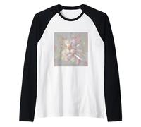 Cigarette Kitty Gen Z Joke Funny Smoking Cat Meme Raglan Baseball Tee