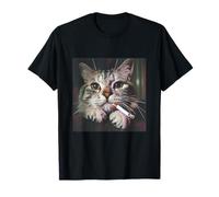 Cigarette Kitty Gen Z Joke Funny Smoking Cat Meme T-Shirt