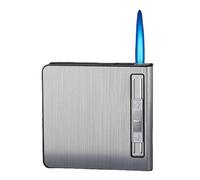 Cigarette Lighter Case, Two-in-One Retro Windproof Cover, 20 Capacity, Pressure-Resistant and Moisture-Proof for Indoor and Outdoor Gift Giving