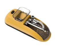 Cigarette Rolling Machine， Electric Automatic Cigarette Filling Machine, Portable Tobacco Accessories, Suitable for 8Mm/6.5Mm Pipes(Yellow)