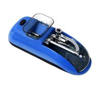 Cigarette Rolling Machine， Electric Automatic Cigarette Filling Machine, Portable Tobacco Accessories, Suitable for 8Mm/6.5Mm Pipes(Blue)