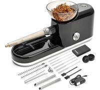 Cigarette Rolling Machine, Electric Pre Roll Machine, Automatic Preroll Cone Loader Filler Roller Packer with Pre Rolled Holder Case, Grinder, Filling Maker