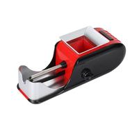 Cigarette Rolling Machine， Fully Automatic Electric Portable Cigarette Filling Machine, Suitable for Pipe Size 8.0mm(Red)
