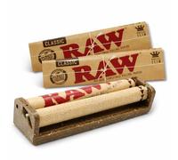 Cigarette Rolling Machine UK - Tobacco Rolling Machine with 2 Packs of Raw King Size Papers - Bundled by GetInStyle Shop