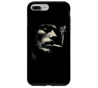 Cigarette Smoker Face Minimalist Grunge Portrait Case for iPhone 7 Plus/8 Plus