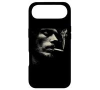Cigarette Smoker Face Minimalist Grunge Portrait Case for iPhone Air