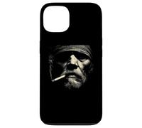 Cigarette Smoking Grizzled Face Urban Grit Case for iPhone 13