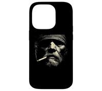 Cigarette Smoking Grizzled Face Urban Grit Case for iPhone 14 Pro