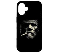 Cigarette Smoking Grizzled Face Urban Grit Case for iPhone 16