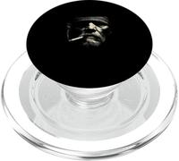 Cigarette Smoking Grizzled Face Urban Grit PopSockets PopGrip for MagSafe
