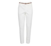 Cigarette Trousers with belt for women b.young days2 Blanc 44