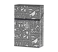 CigaretteCase for Roll Ups, CigaretteBox, Portable CigaretteStorage Box, Mens CigaretteCasesPlastic, Holds 20 CigarettesHard Box and Holder for Men and Women, Silver