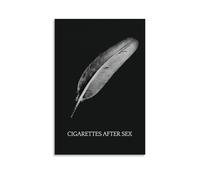 Cigarettes after Sex Anti Splash Art Posters Living Room And Bedroom Hanging Paintings Suitable for Multiple Scenarios No Need for Punching Easy to Install Suitable for Gifts And Personal UseUnframe-s