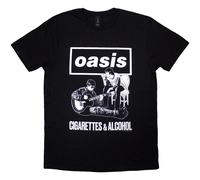 Cigarettes & Alcohol Illustration T-Shirt Oasis Black XXL