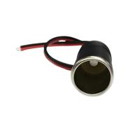 Cigarettes copper Socket - 12V/24V Heavy Duty 120W Fuse Cord, Eyelet Terminal To Female Battery Boost Cable | Enduring Car Adapter For Truck, SUV, Automobile, And Portable Vehicle Use