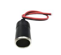 Cigarettes Socket - 18AWG Heavy Duty, Eyelet Terminal Cable | 12V/24V Adapter with 10A Fuse, Long Cord Car Plug Connector for Air Pump, Extension Cable for Auto Battery Tools
