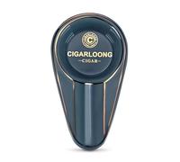 CIGARLOONG Ceramic Cigar Ashtray for Outdoors,Cigar Stand for Home, Cigarettes Ash tray Holder Office Decor Cigar Accessories for Men (Blue)