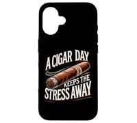 Cigars Smoking Cigar Smoke A Cigar A Day Case for iPhone 16