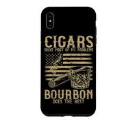 Cigars Solve Most Of My Problems Bourbon Does The Rest Case for iPhone XS Max
