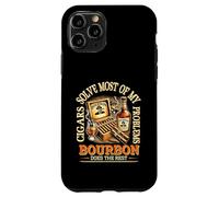 Cigars Solve Most Of My Problems Bourbon Does The Rest Drink Case for iPhone 11 Pro