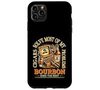 Cigars Solve Most Of My Problems Bourbon Does The Rest Drink Case for iPhone 11 Pro Max