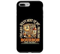 Cigars Solve Most Of My Problems Bourbon Does The Rest Drink Case for iPhone 7 Plus/8 Plus