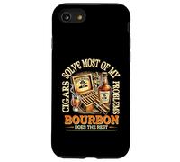 Cigars Solve Most Of My Problems Bourbon Does The Rest Drink Case for iPhone SE (2020) / 7/8