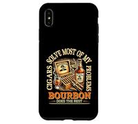 Cigars Solve Most Of My Problems Bourbon Does The Rest Drink Case for iPhone XS Max