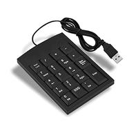 cigemay Mini USB Numeric Keypad,Portable Anti-fall Ultra-thin Number Keyboard Keypad with Cable for All Kinds of Laptops, Desktop Computers, etc.