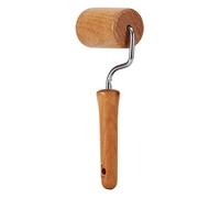 cigemay Pizza Dough Roller Pie Rolling Roller, Mini Rolling Pin Noodles Fondant for Egg Tart, Perfect for Cookies, Pizza, Pie, Uniform Crust