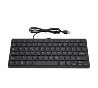 Ciglow 78 Keys Spanish Keyboard Wired Mini Portable Spanish Keyboard for Desktop Computer Ultra-Thin