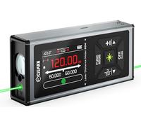 CIGMAN Bilateral Laser Measure Device, 120m/393ft Laser Distance Meter, LCD Display Level Bubble, Portable Laser Measurement Tool, High Accuracy Laser Tool, Rechargeable Battery Built-in