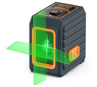 CIGMAN Green Laser Level with Self-Levelling and Manual Modes, 30m Range (Pulse Mode Extend 50m with Receiver), 4 Brightness Levels, ±0.3mm/m High Precision, Includes 2 AA Batteries & Mounting Bracket