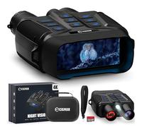 CIGMAN HD Night Vision Goggles for Adults, Digital Infrared Night Vision Scopes with 1080P Display, 5000mAh Rechargeable Battery, f/1.0 HD Camera, 5X Digital Zoom for Hunting, Observe, Bird Watching