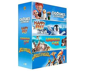 Cigognes et Compagnie + Happy Feet + Animaux & Cie + Drôles d'Oiseaux - Coffret DVD