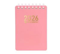 CIGPKLO Spiral Notebook Coil Notebook Workbook Sketching(Pink)