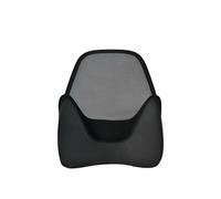 CIHAQQ 1PC Lumbar Support Pillow for Nissan Juke 2010-2019, Space Memory Foam Back Rest with Breathable Cover and Adjustable Fixing Chucks,Black