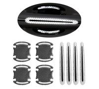 CIHAQQ Car Door Handle Protector Sticker for VW Transporter T5 Bus (2003-2015), Reflective Car Door Handle Scratch Protector Car Door Handle Cup Protector,8 Pieces,White