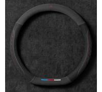 CIHAQQ Car Steering Wheel Cover Leather for Scania R-Serie (Bj. ab 02.2004), Car Steering Wheel Protector Anti-slip Breathable, Interior Accessories,D